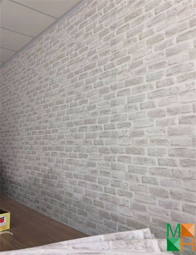 Giấy dán tường Hàn Quốc giả gạch trắng H6033-1S