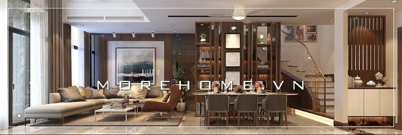 Bộ bàn ăn khiến không khí trong gia đình trở nên ấm áp và thân thiện hơn.